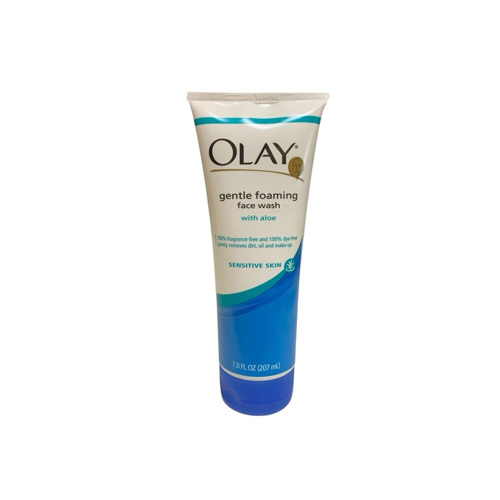 Olay Gentle Foaming Face Wash with Aloe for Sensitive Skin ~ 7oz 207ml ~ New